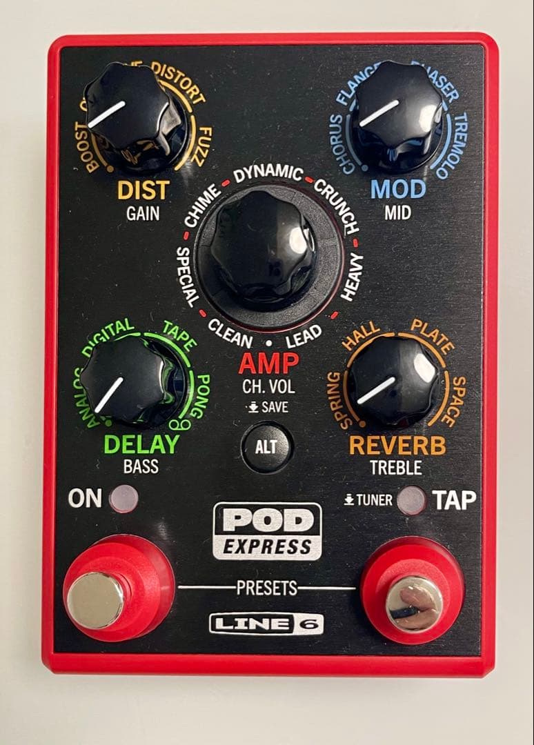 LINE 6 POD Express ギターエフェクター LINE6 POD Express Guitar ギター用 アンプシュミレーター ライン