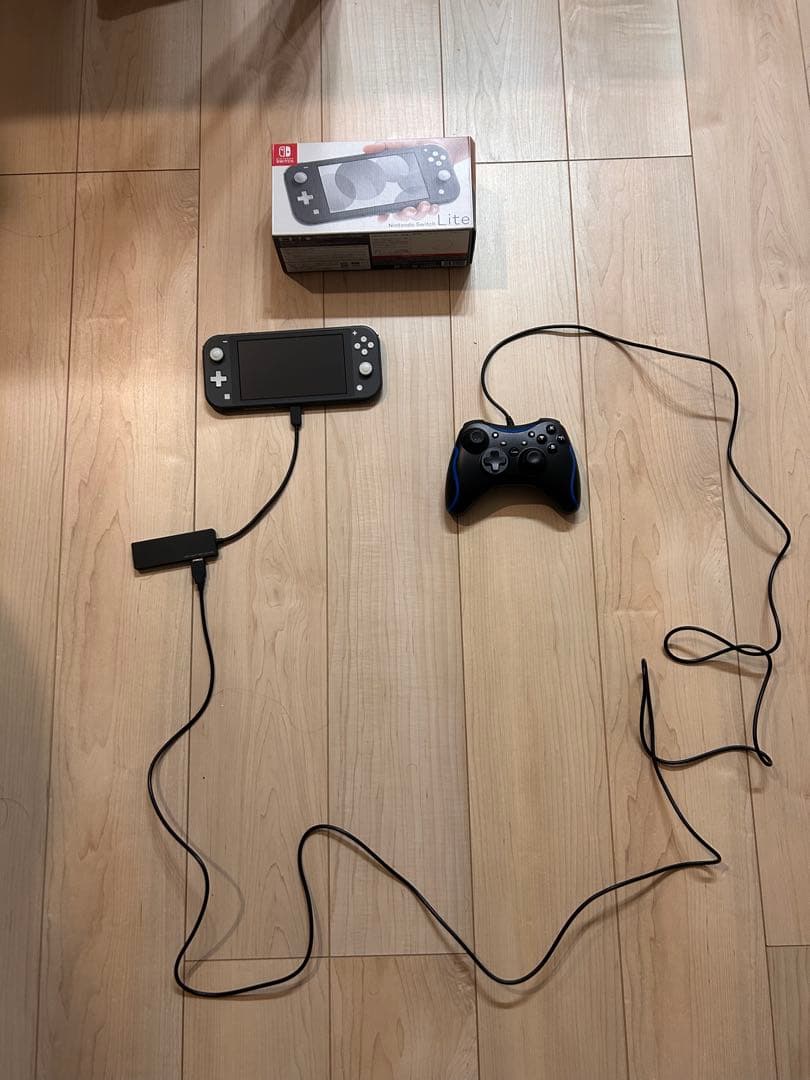 Nintendo Switch Lite グレー コントローラー付き ジャンク品