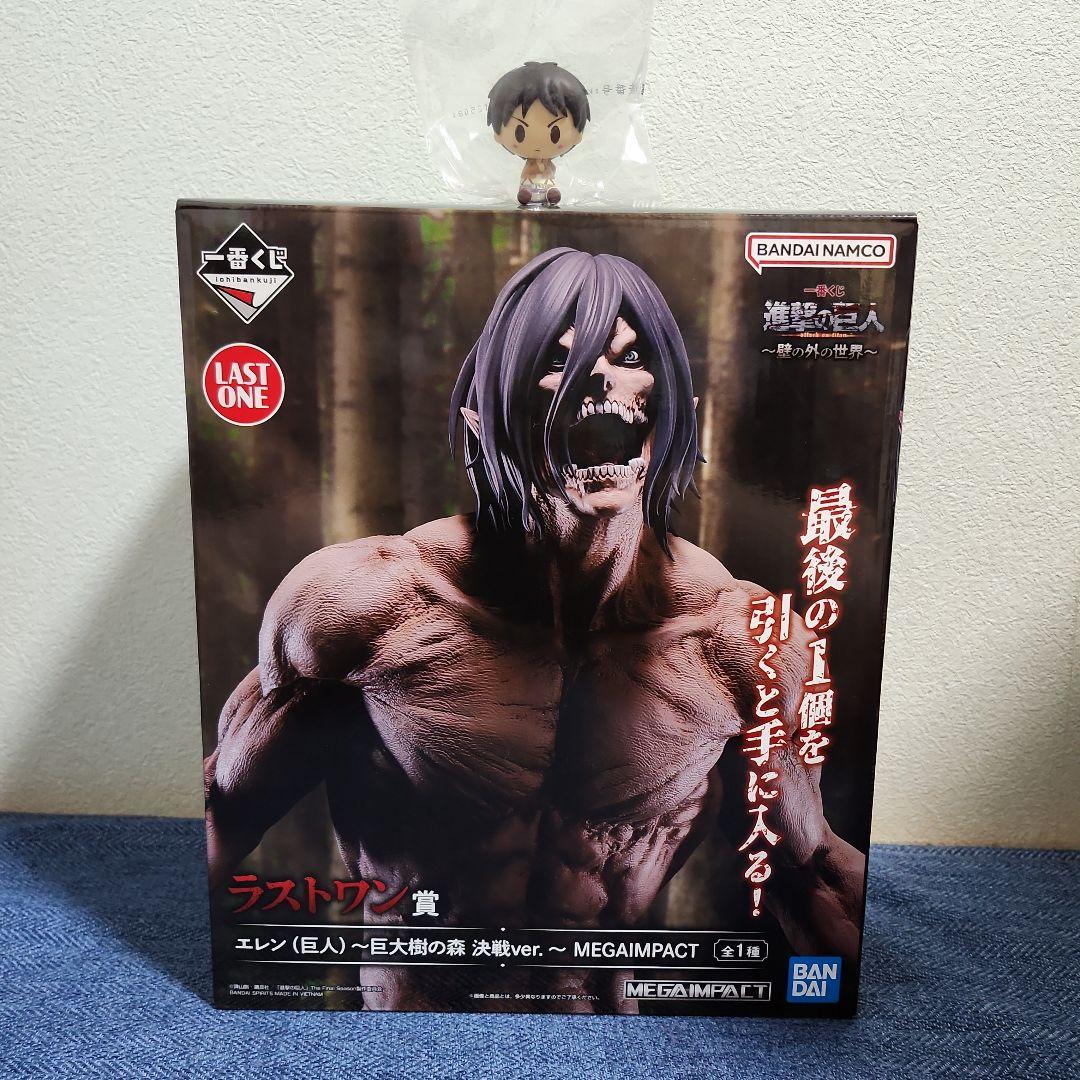 新品未開封 一番くじ 進撃の巨人 ラストワン賞 エレン巨大樹の森決戦ver. 一番くじ 進撃の巨人 ラストワン賞 エレン 巨大樹の森決戦 - メルカリ