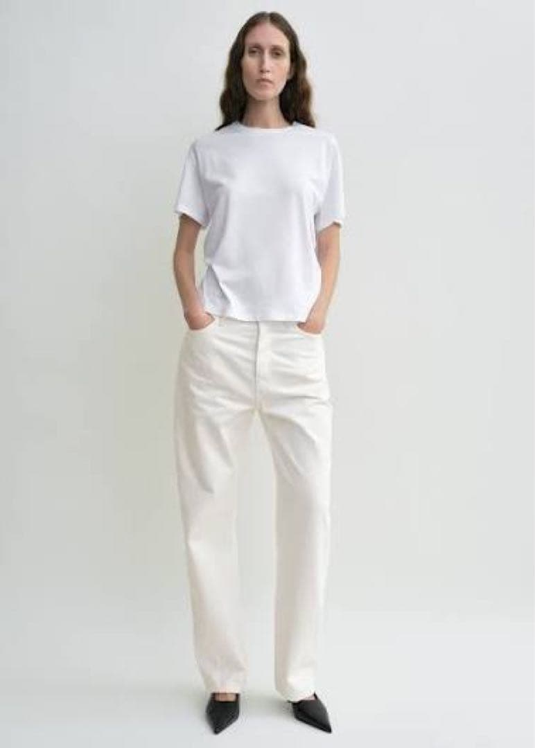 パンツ Twisted Seam Denim Full Length Off-White