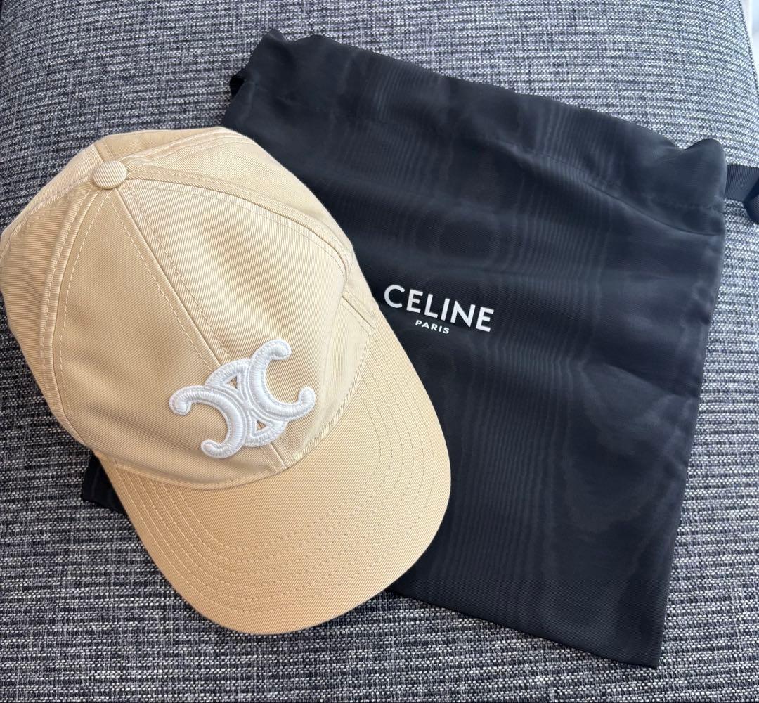 CELINE TRIOMPHE BASEBALL CAP 限定品　美品
