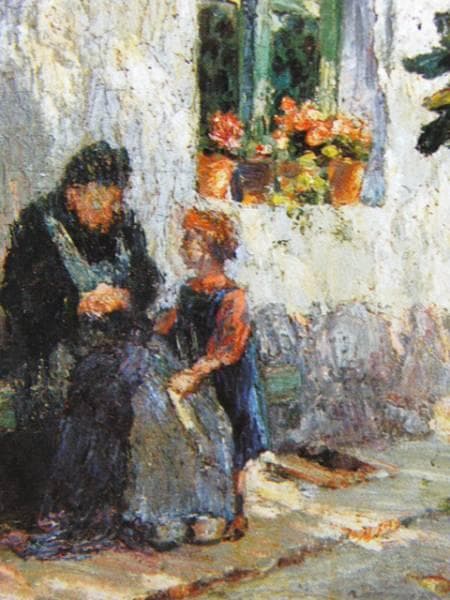 児島虎次郎、ベゴニアの畠、希少な額装用画集より、美品、新品額装付