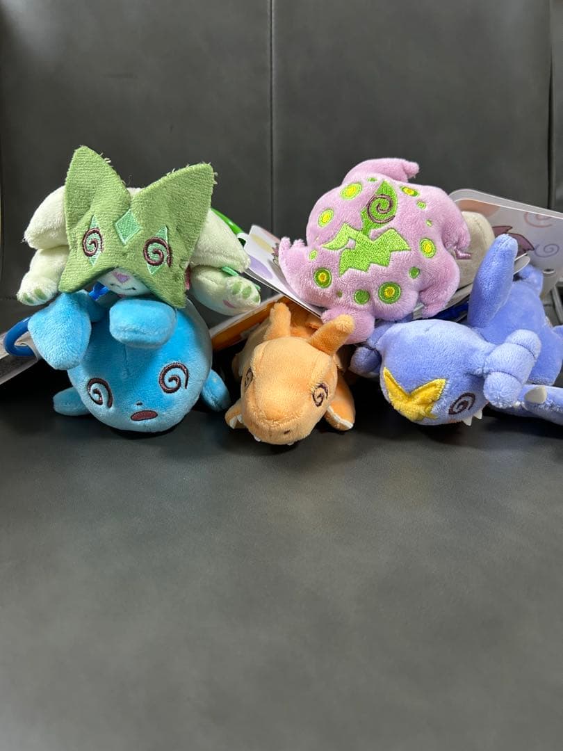 ポケモン　新品タグ付き　ちからつきたシリーズぬいぐるみ5種セットまとめ売り