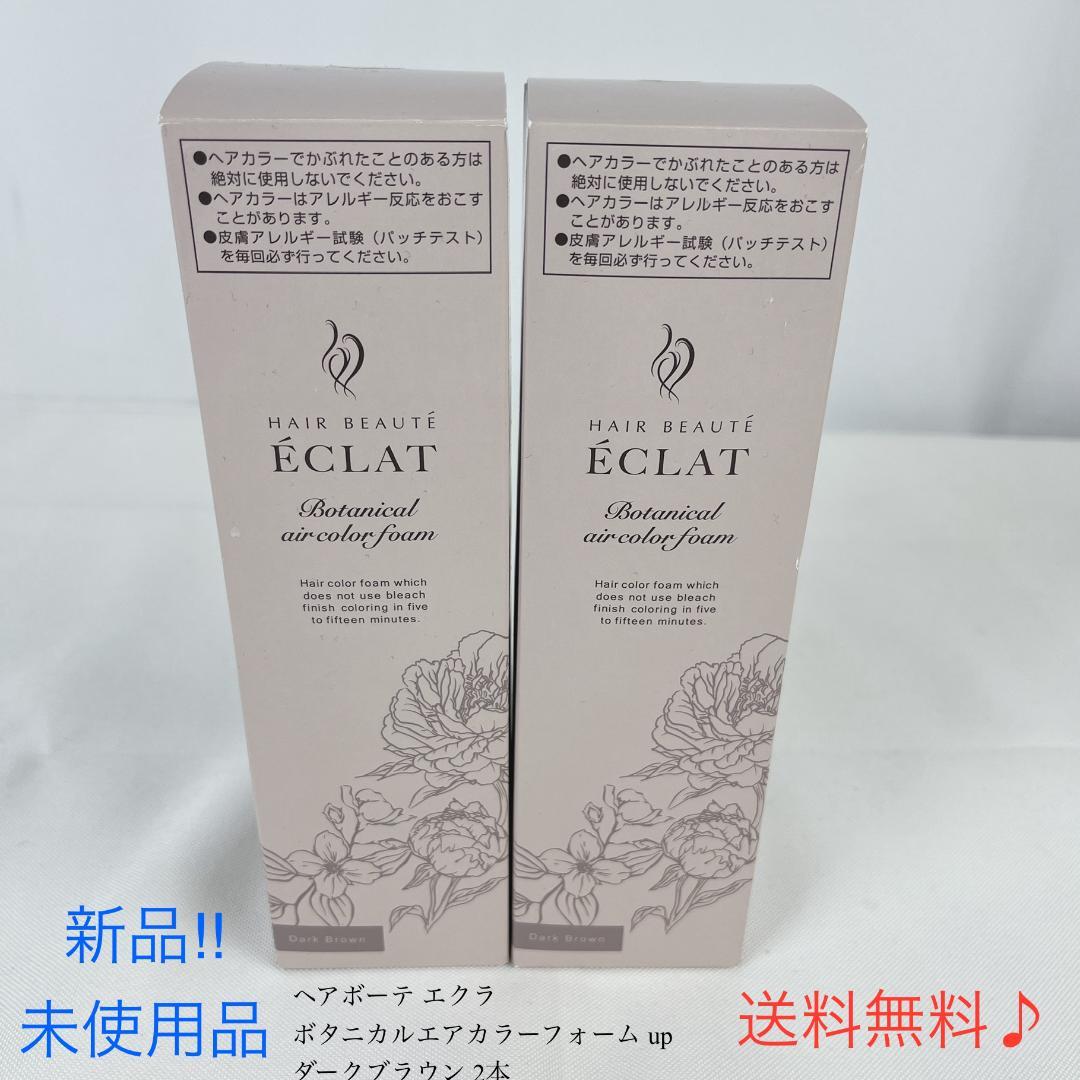 新品・未使用品☘️ ヘアボーテ エクラ ボタニカルエアカラーフォーム 2本