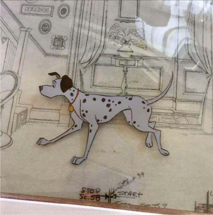 ディズニーセル画・ 101匹わんちゃんの（原画）オリジナルです