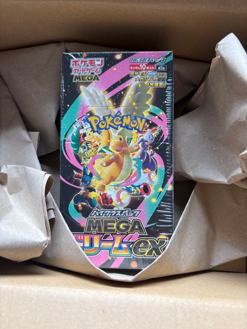 ポケモンカードゲーム MEGAドリームex シュリンク付き　BOX ポケモンカードゲーム MEGAドリームex BOX MEGA ハイクラスパック 新品