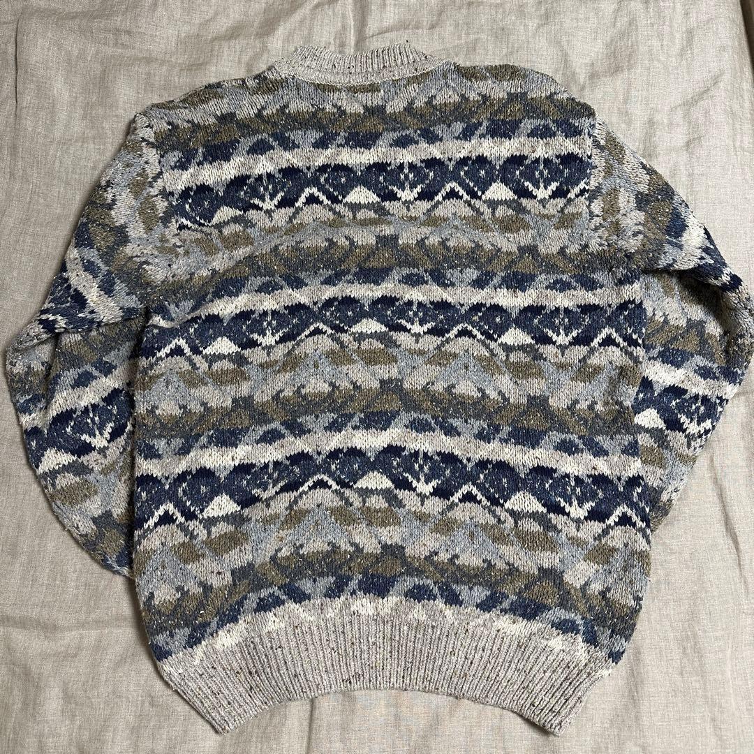 Eddie Bauer】90s 白タグ コットンニット - メルカリ