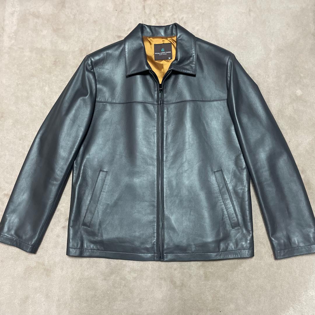未使用レザージャケット Mサイズ、柔らかい羊革