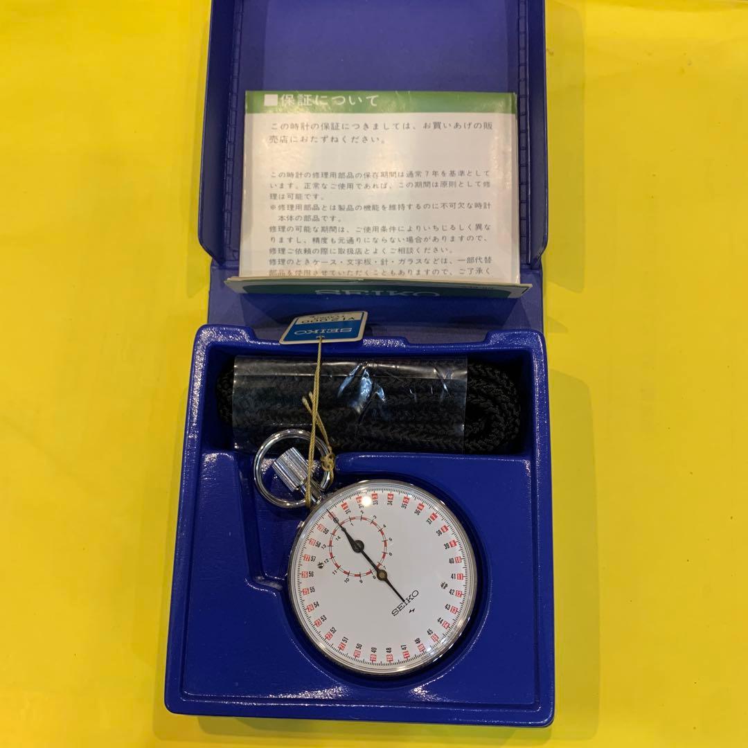 SEIKO ストップウォッチ ストラップ付き ¥12,000