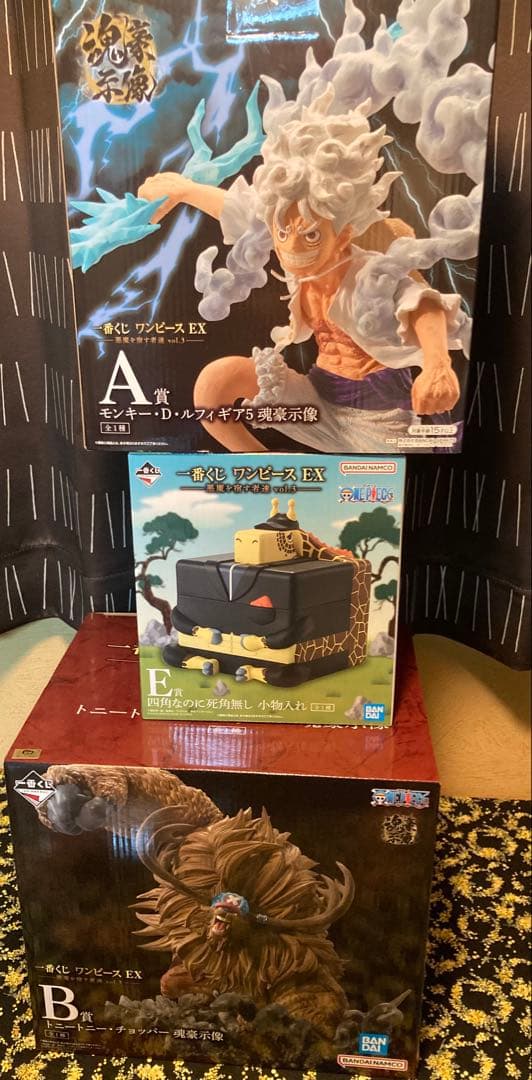 一番くじ ワンピース EX 悪魔を宿す者達 A賞B賞E賞　おまけ付き
