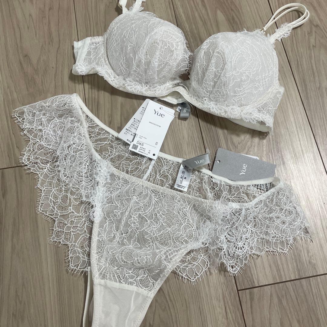 Yue Wacoal ワコール　セット　ショーツ　ブラジャー　D65 Lingè Noël ランジェノエル 【脇すっきり】バストメイクブラ