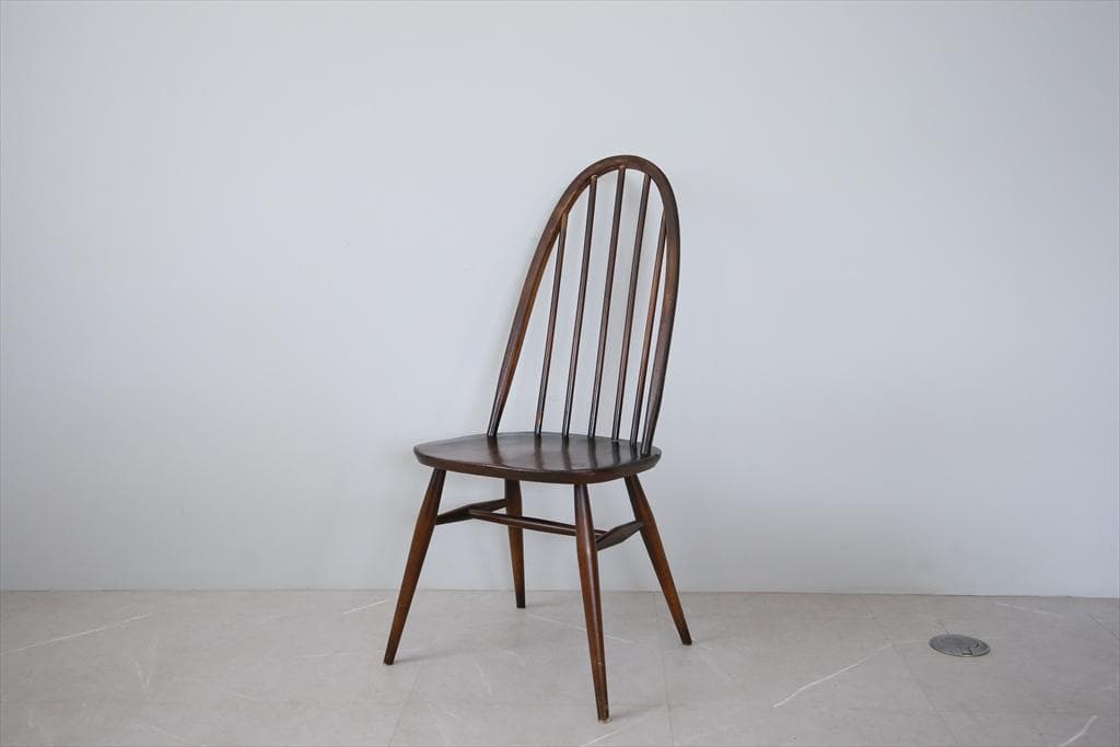 英国アンティークアーコールクエーカーチェア/ダイニングイス(89-115-2)