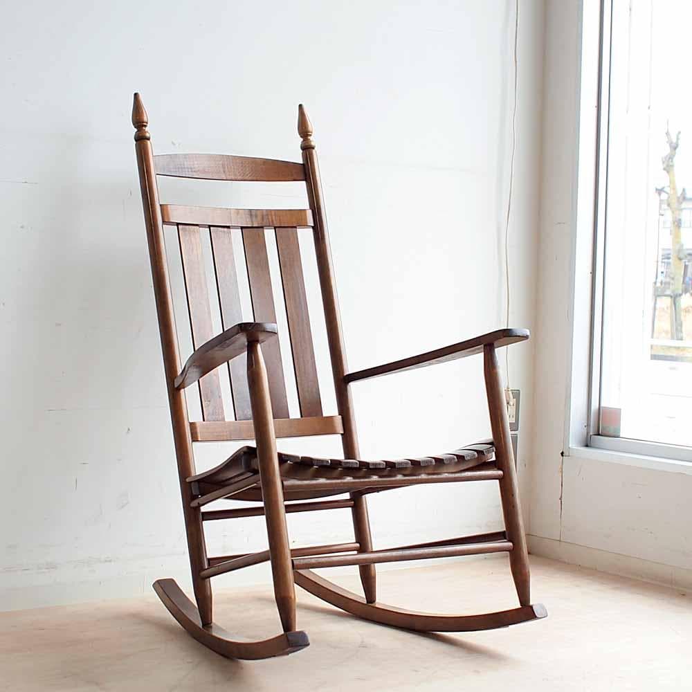 無垢材 ロッキングチェア ヴィンテージ ZR24313