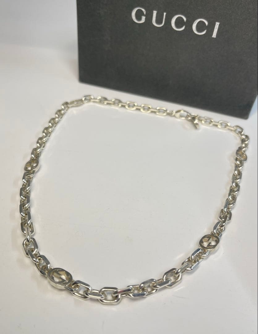 GUCCI (グッチ)インターロッキングGネックレス GUCCI（グッチ） ネックレス アクセサリー メンズ レディース インター