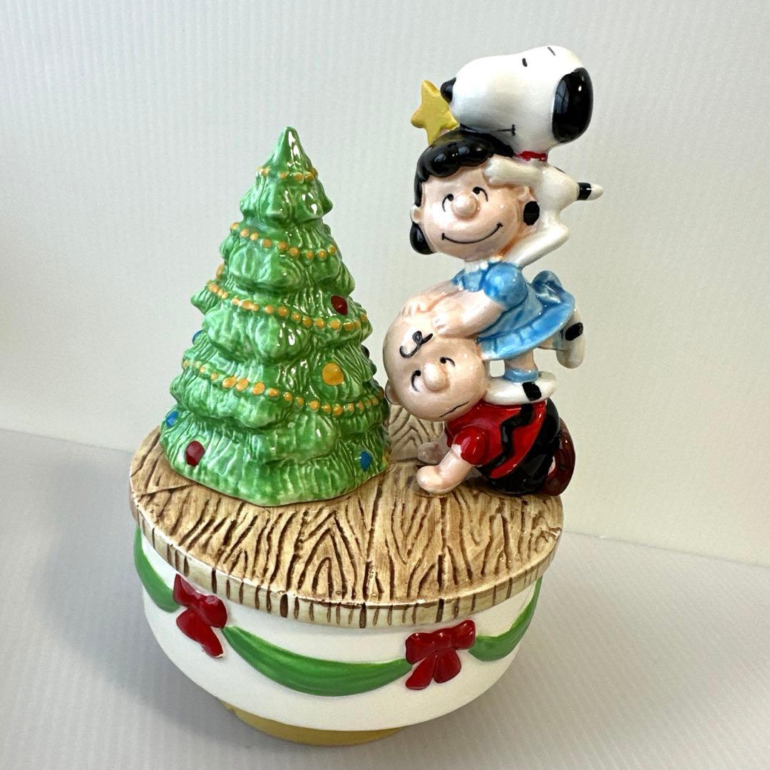 オルゴール　スヌーピー snoopy peanuts schmid ビンテージ
