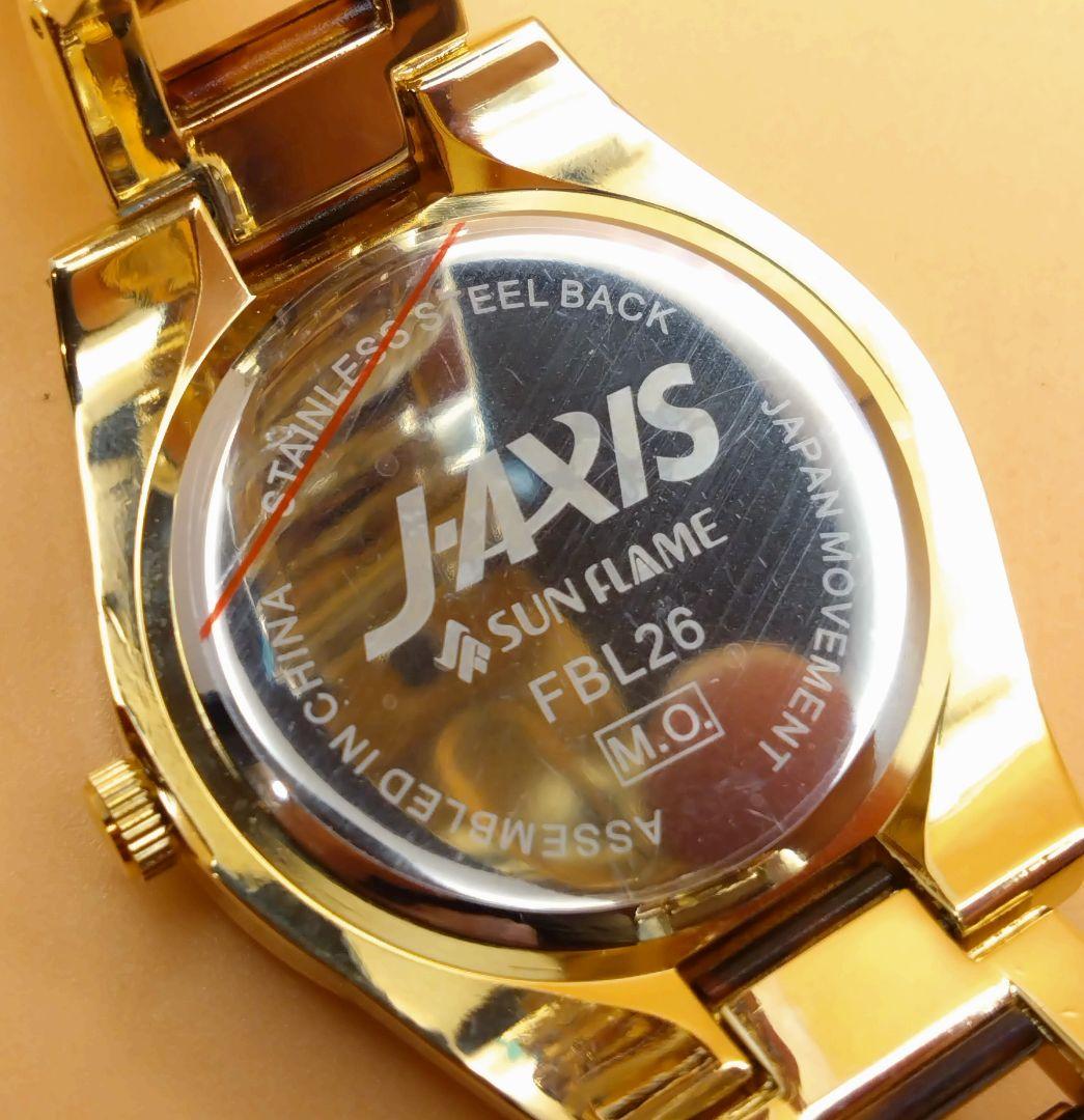 J-AXIS レディース 腕時計 ゴールド 未使用 電池交換済 - メルカリ