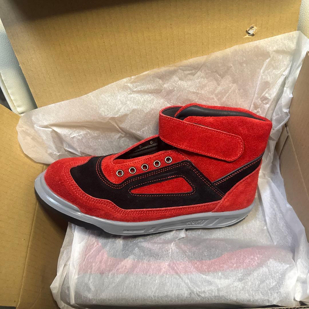 ZR-21RB 安全靴 25.0cm レッド/ブラック