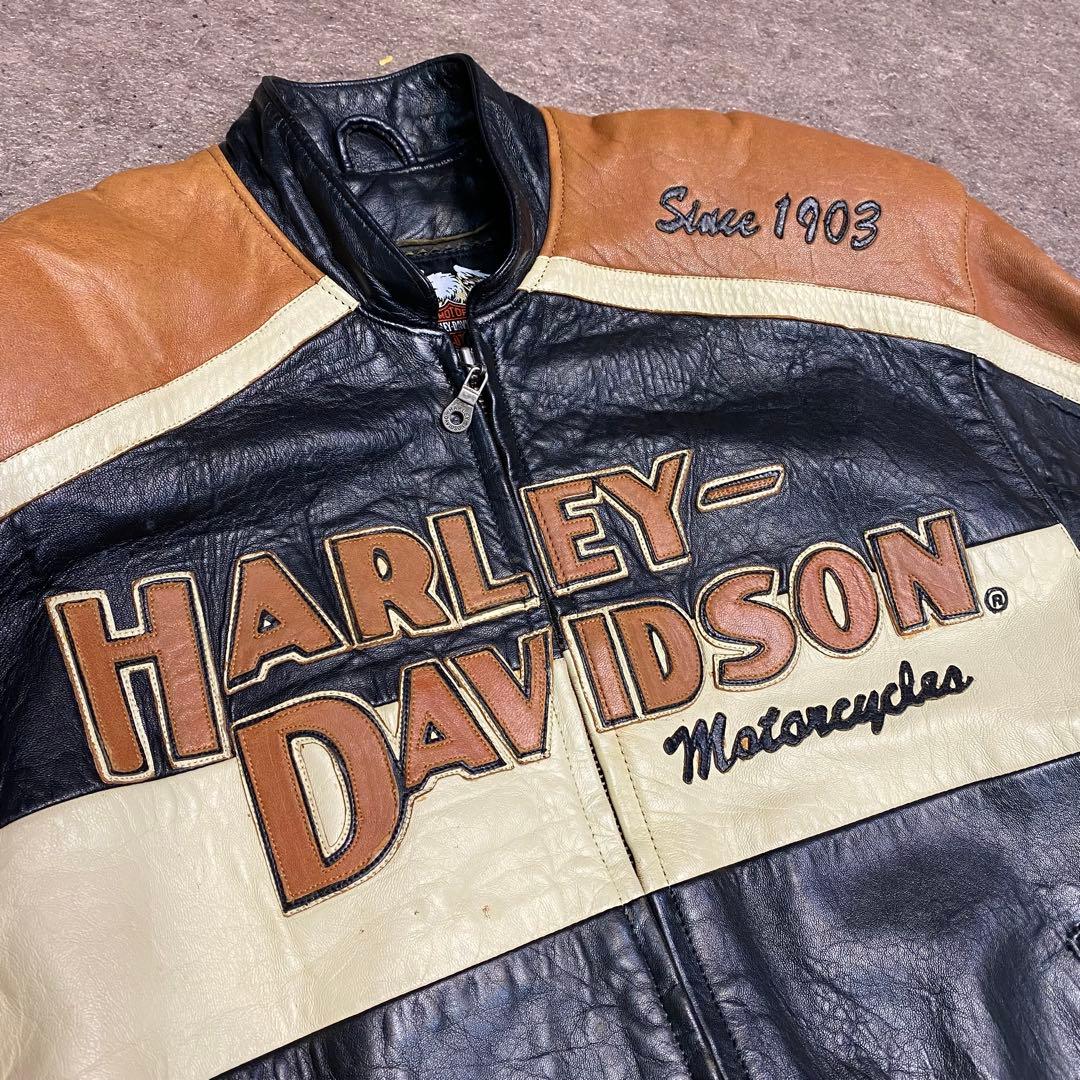 ハーレーダビッドソン 100周年期 Since1903 本革 レザージャケット