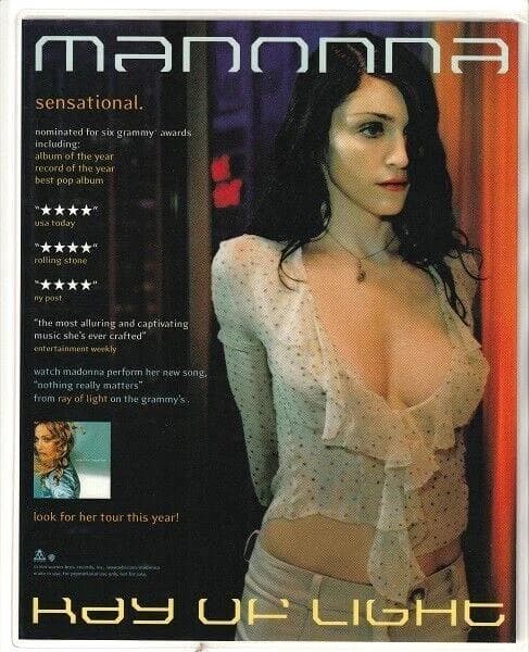 マドンナ　Ray Of Light　1998年 宣伝用 ディスプレイスタンド