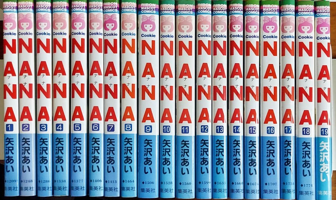 矢沢あい4作品《Nana、天使なんかじゃない、下弦の月、ご近所物語