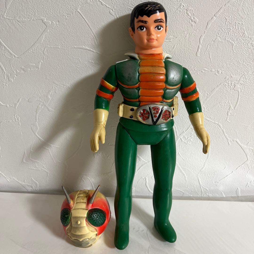 ⚠️当時物・レア 仮面ライダーV3 スタンダードサイズ 旧バンダイ 面