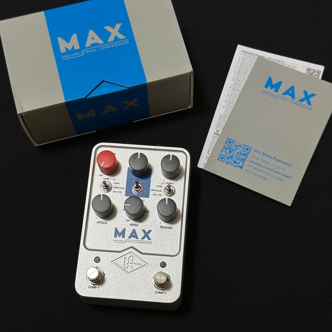 ★動作確認済★ UAFX MAX PREAMP DUAL COMPRESSOR UAFX Max Preamp & Dual Compressor: エフェクター｜三木楽器公式通販
