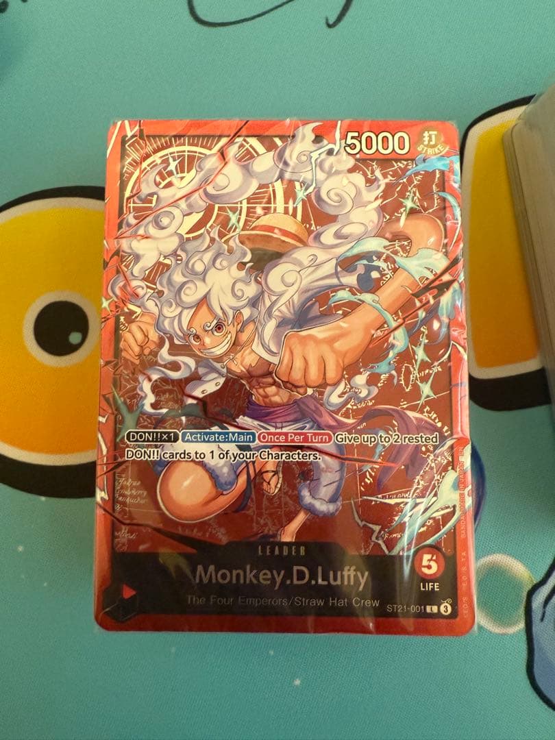 ワンピース カードゲーム Monkey D. Luffy ルフィ　赤　海外版