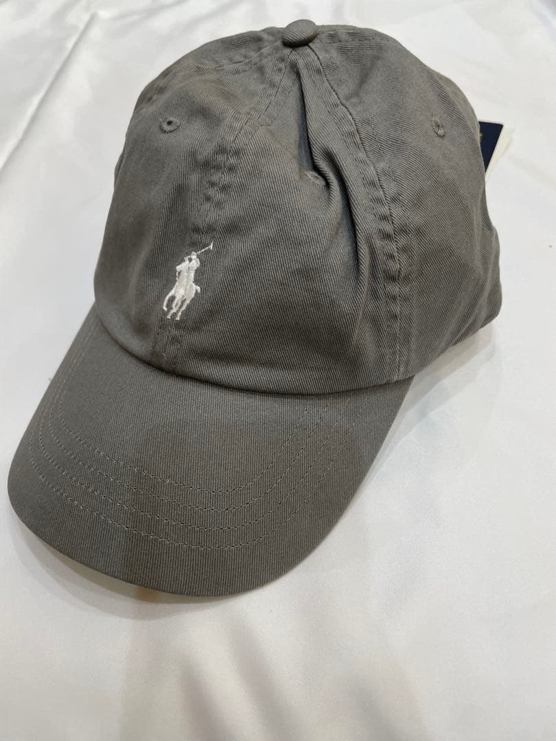【新品】Polo Ralph Laurenポロラルフローレン　キャップ帽子グレー