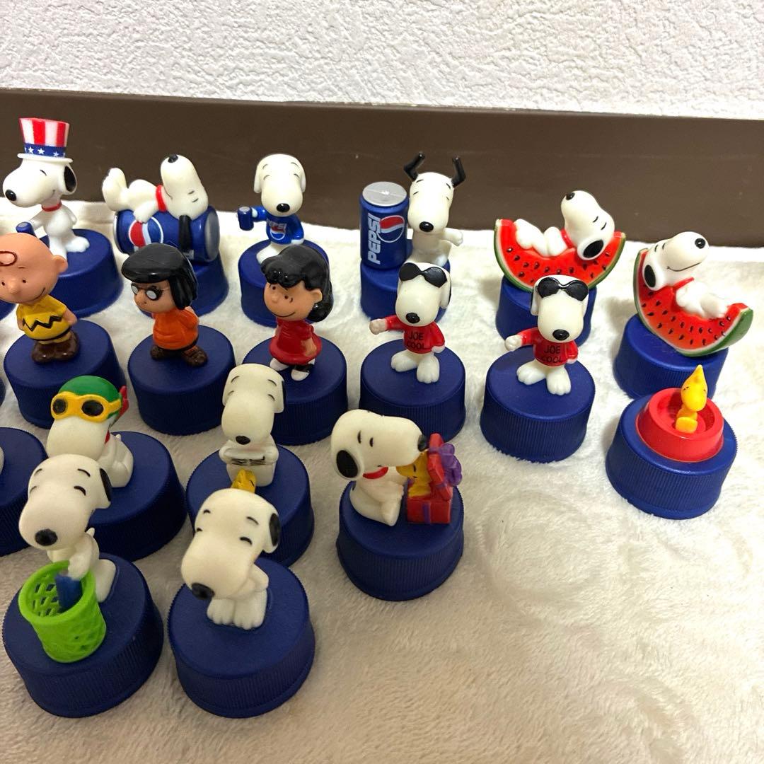 スヌーピー ペプシペットボトルキャップフィギュア21個 まとめて