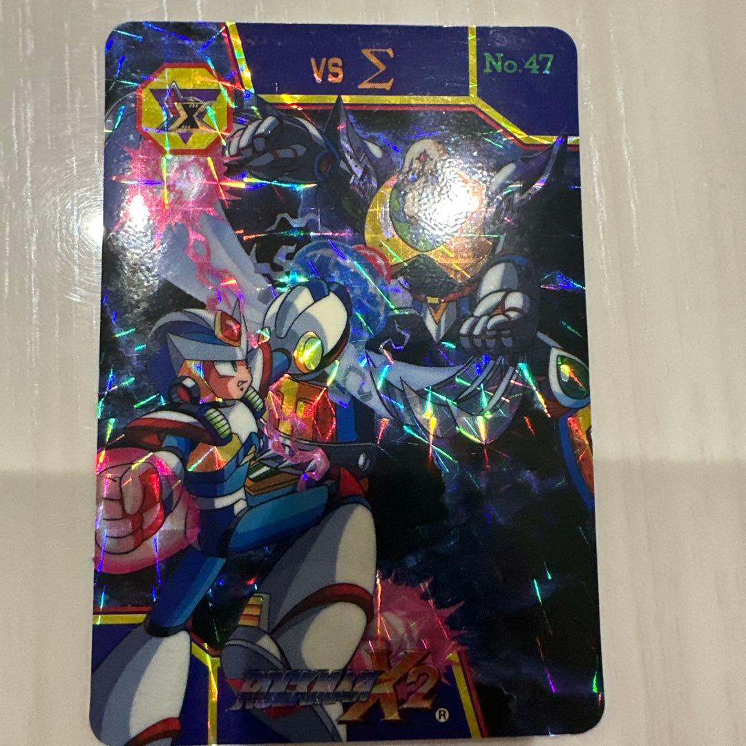 激レア】ロックマンX2 カードダス キラ No.47 94年 - メルカリ