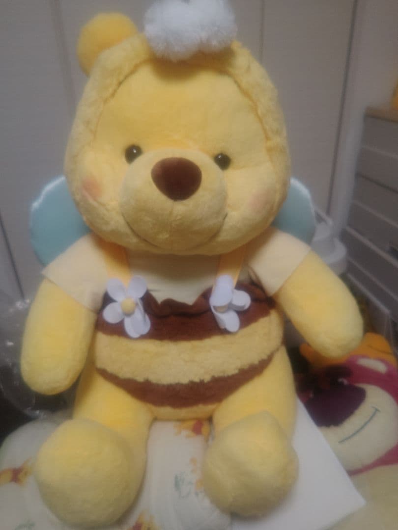 カミサマ専用 プーさん 80cm ぬいぐるみ スーパービッグ HONEY DAY