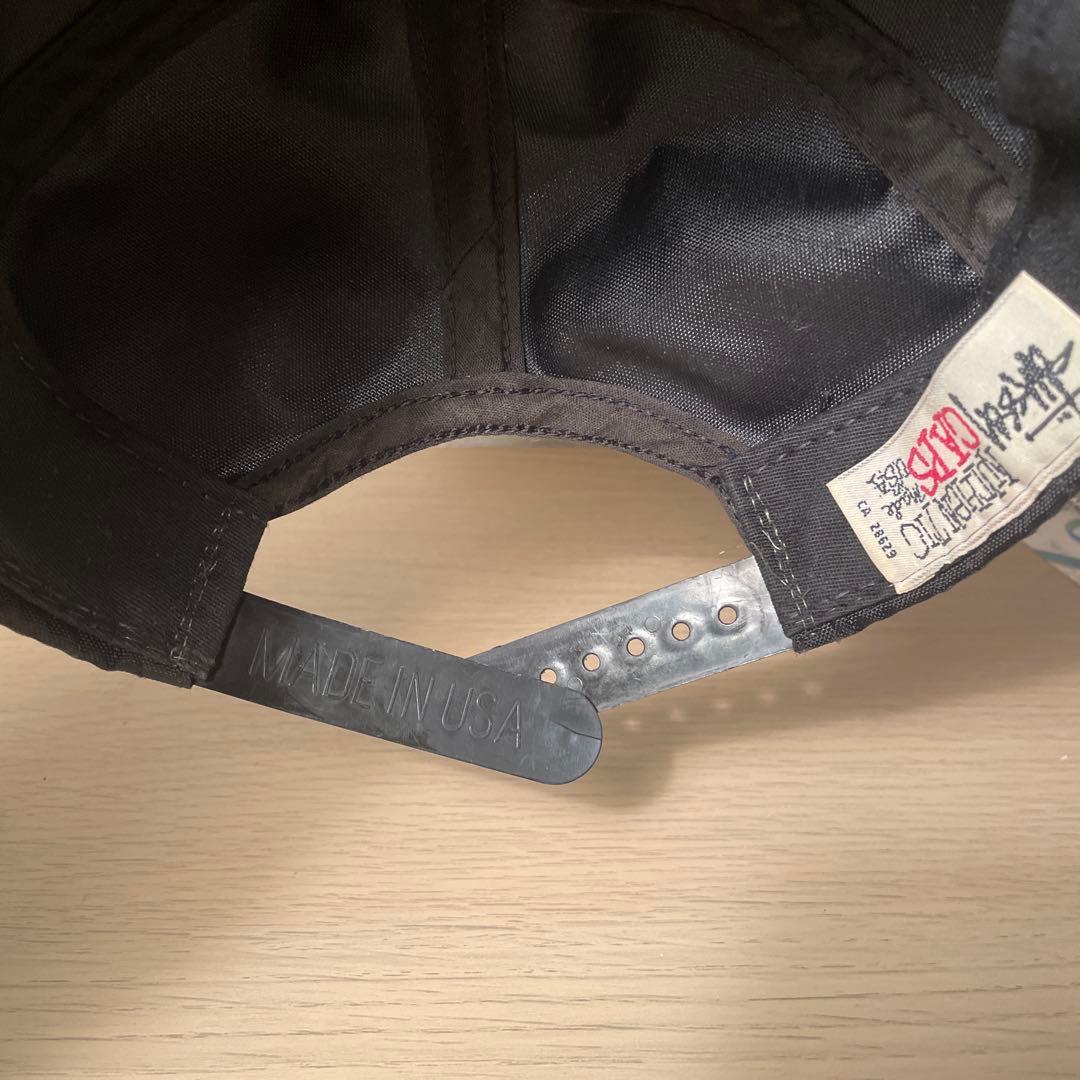 90s old stussy ナイロンキャップ 白タグ USA製 - メルカリ