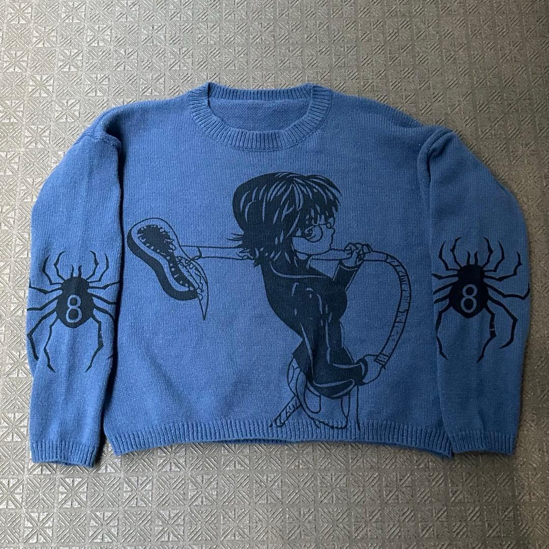 HUNTER×HUNTER 幻影旅団 シズク キャラ プリント 短丈ニット - メルカリ