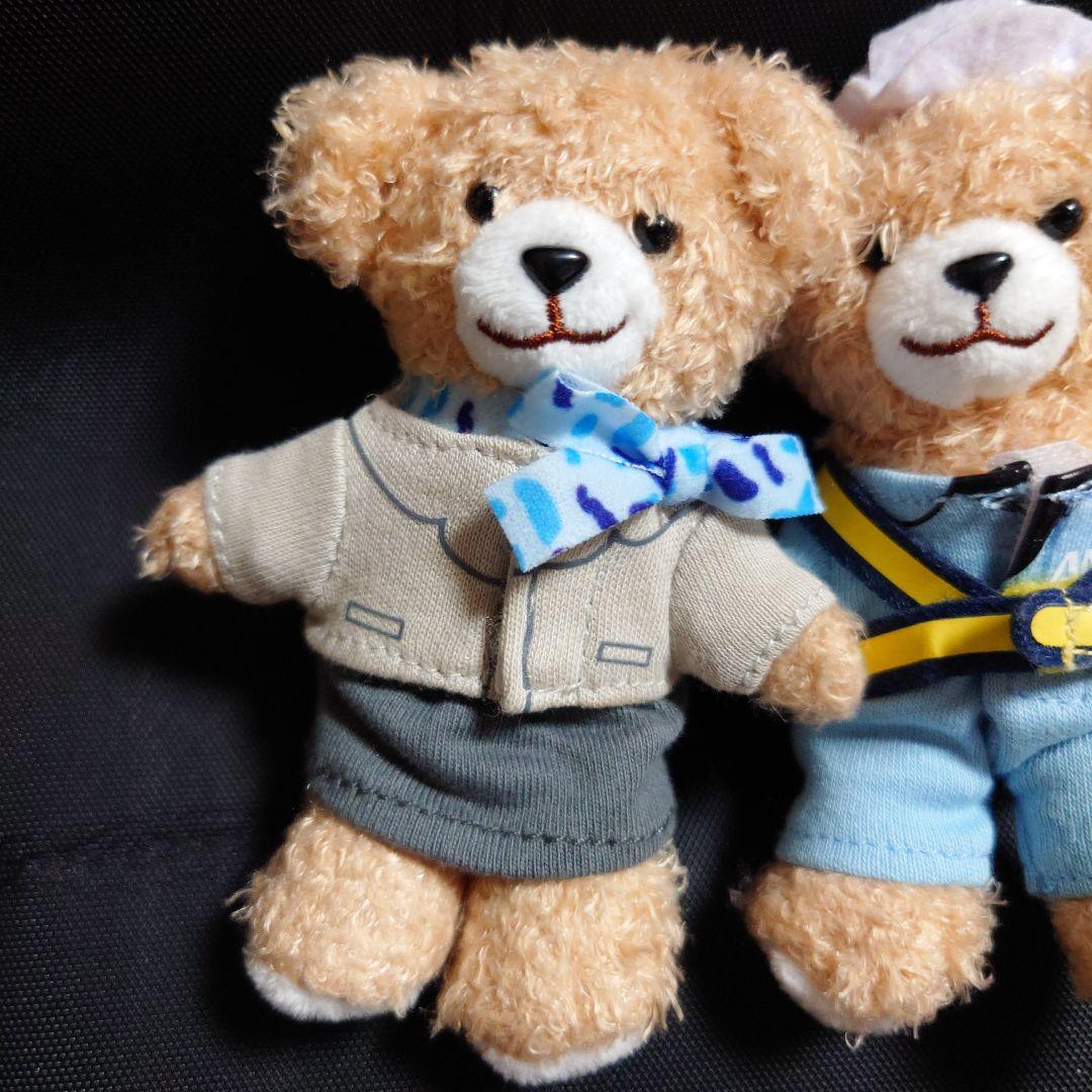 ANA オリジナルマスコットベアセット パイロット CA 整備士 くま 機内