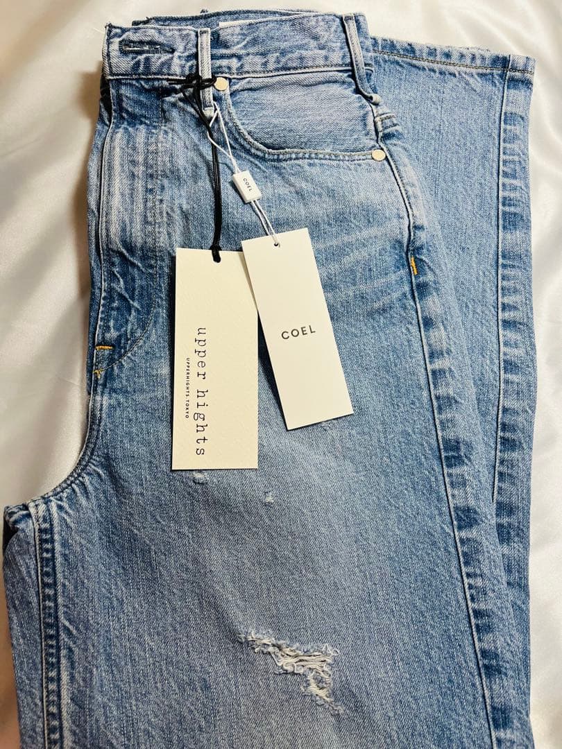 COEL×upper hights クラッシュデニムパンツ