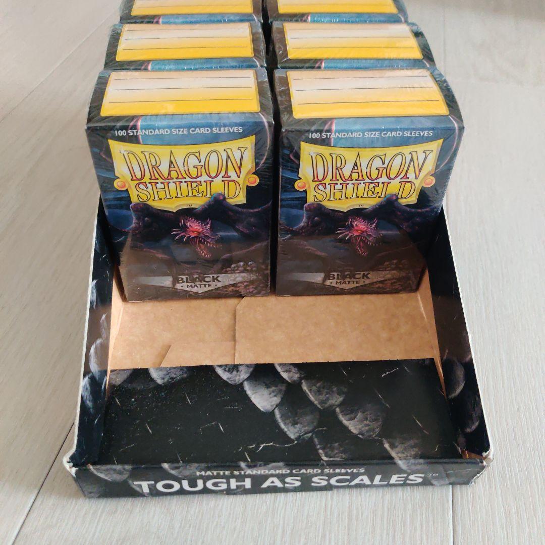 ドラゴンシールドスリーブ6個 マットブラック スタンダードサイズ100枚 ドラゴンシールド マットアウター スタンダードサイズ スリーブ 100枚