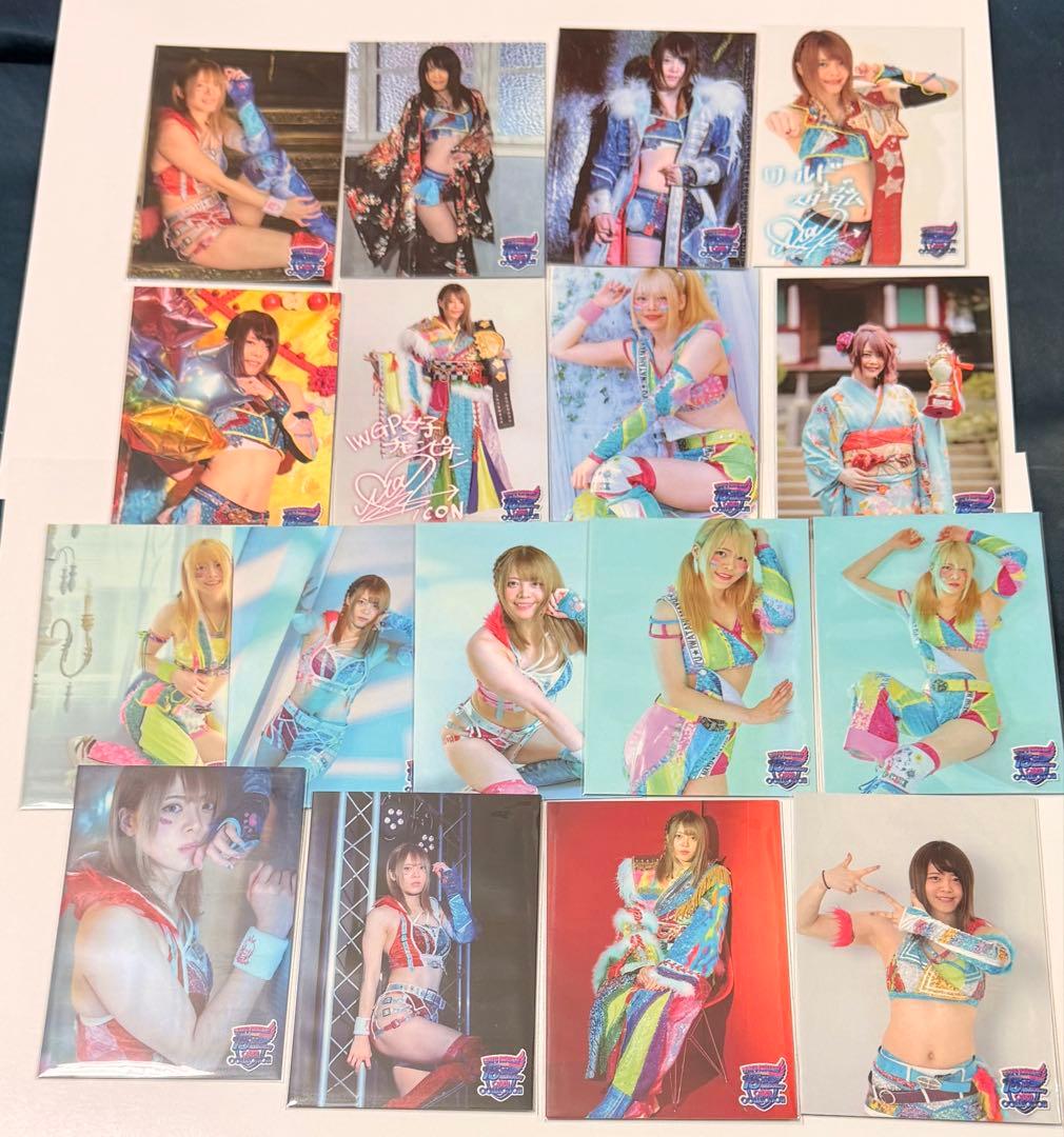 女子プロレス マリーゴールド 岩谷麻優 15周年カード 17種セット D