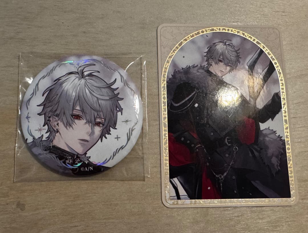 ART OF NIJISANJI 葛葉 缶バッジ カード - メルカリ