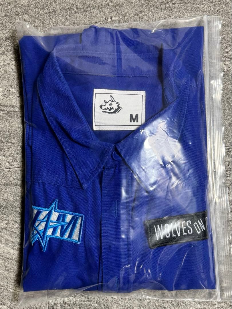 MAN WITH A MISSION 2024福袋 戦闘服 7分袖 M（ブルー） 福袋2024大好評受付中!! 詳細はプロフィール欄のmwam-ex.shopページを