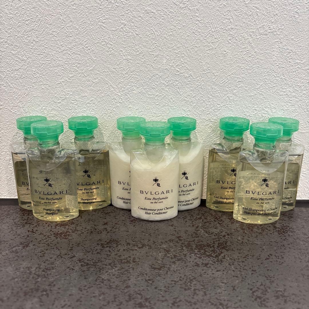 BVLGARI 旅行用シャンプー・コンディショナーセット ミニボトル