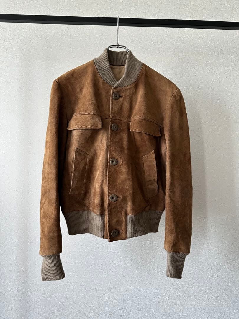 70s スエードレザーブルゾン