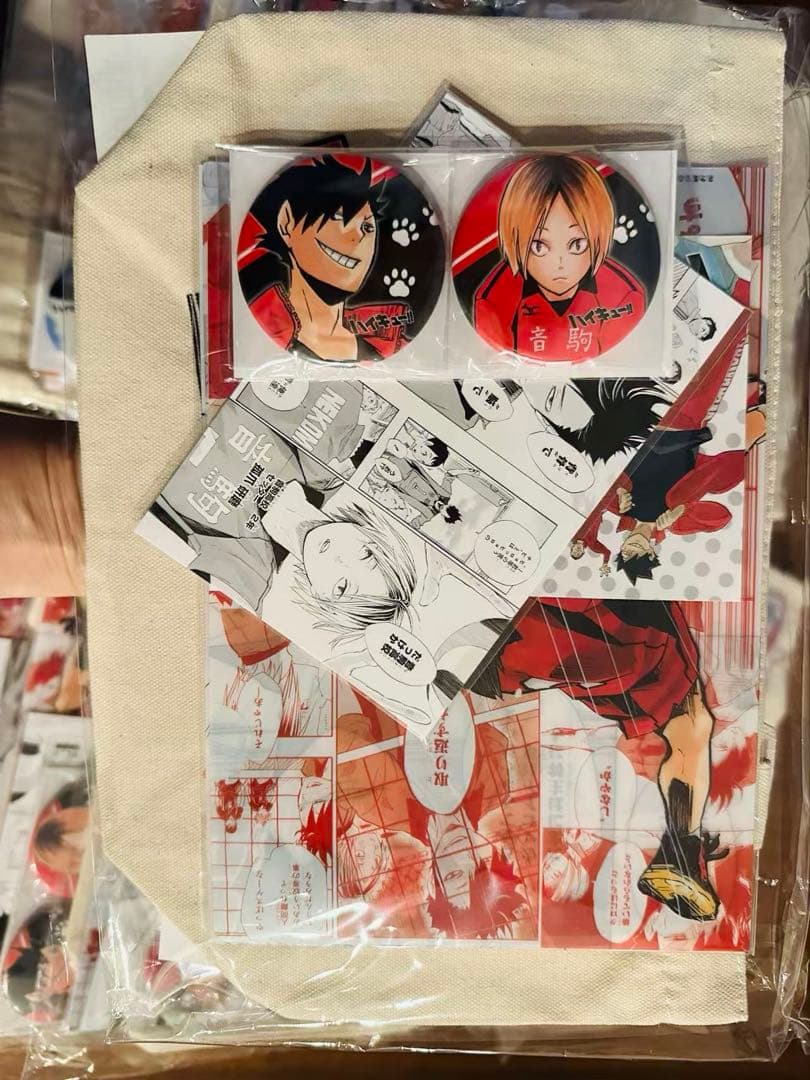 『ハイキュー！！』 コンビセット 音駒高校 7点 ハイキュー!!』缶バッジ＆特製ホルダーコレクション 第3弾 音駒高校