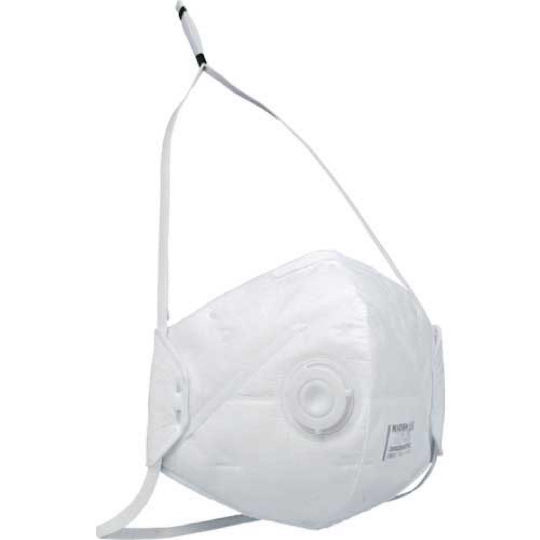 シゲマツ N95マスク DD02V-N95-2K二折/200個 排気弁付