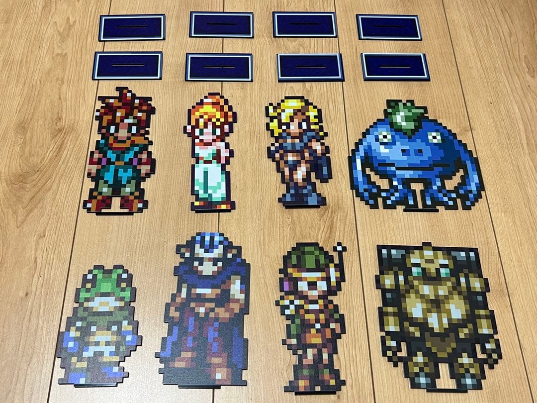 新品未使用　クロノトリガー　ドット　アクリルスタンド　8体セット クロノ・トリガー アクリルスタンド クロノとマール - メルカリ