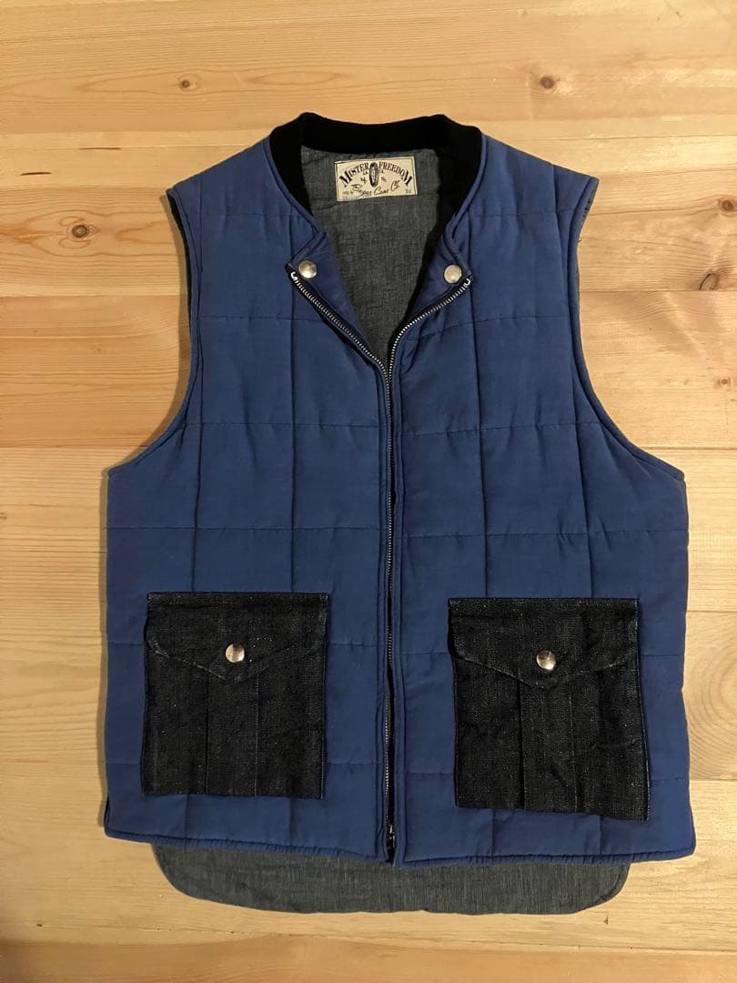 ミスターフリーダム×シュガーケーンキルティングベスト
