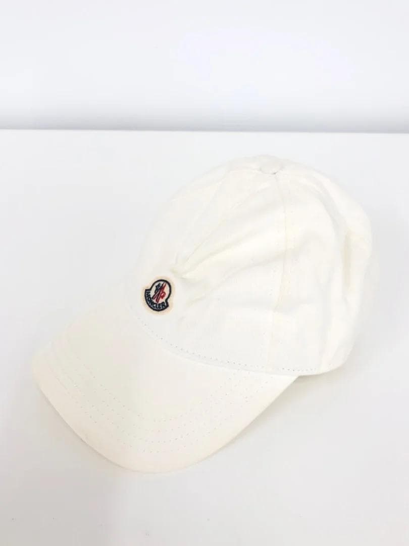 ◇MONCLER◇ モンクレール 【代理店タグ有】ユニセックス キャップ 帽子白