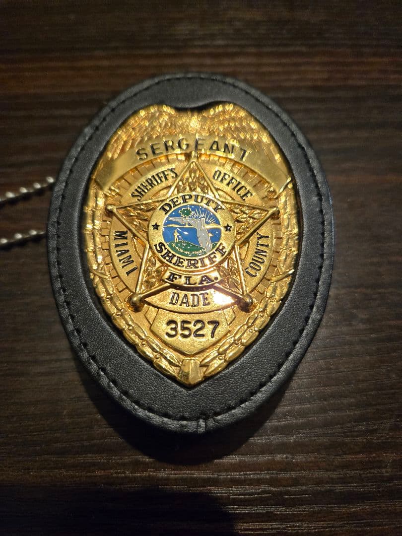 マイアミデイド郡保安官サージェントバッジ