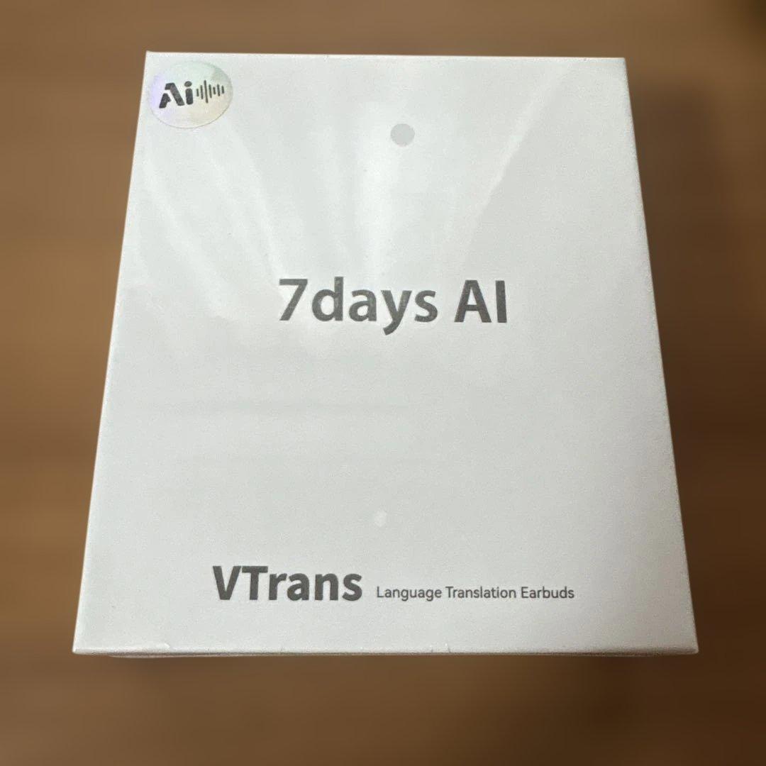 【新品未使用】7days AI 翻訳イヤフォン 7days AI ワイヤレス通訳用イヤホン - メルカリ