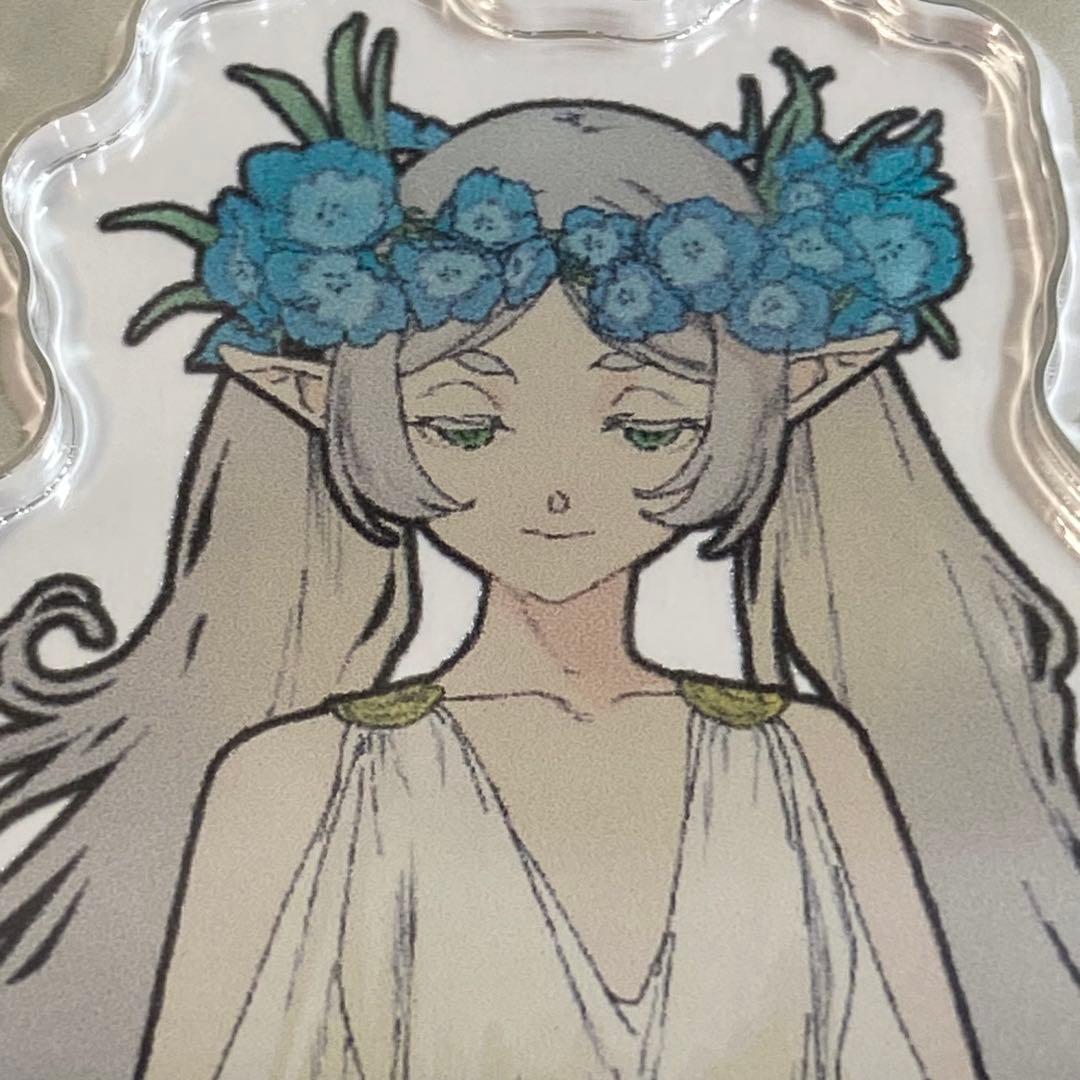 葬送のフリーレン展 フリーレン ミュシャ風 ジオラマ アクリルスタンド