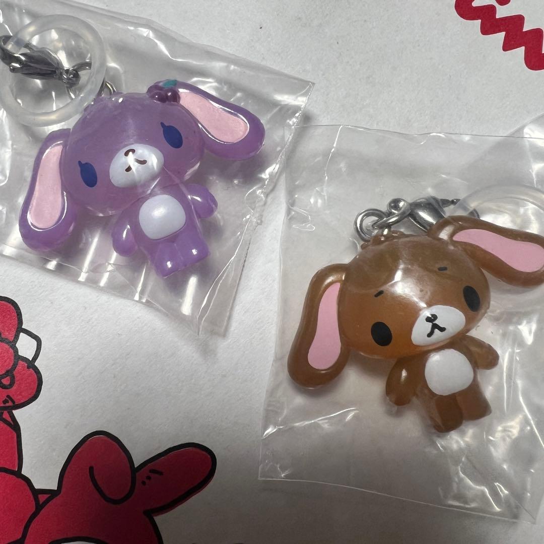 シュガーバニーズ めじるしアクセサリー ブルーベリーうさ くろうさ 2
